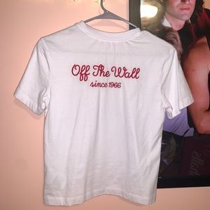 Embroidered Vans tee